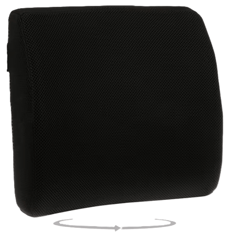 Memory Foam Lumbar Support Cushion — Lower Back & Sciatica Relief for Office Chair, Car & Home - Home and Travel Gear