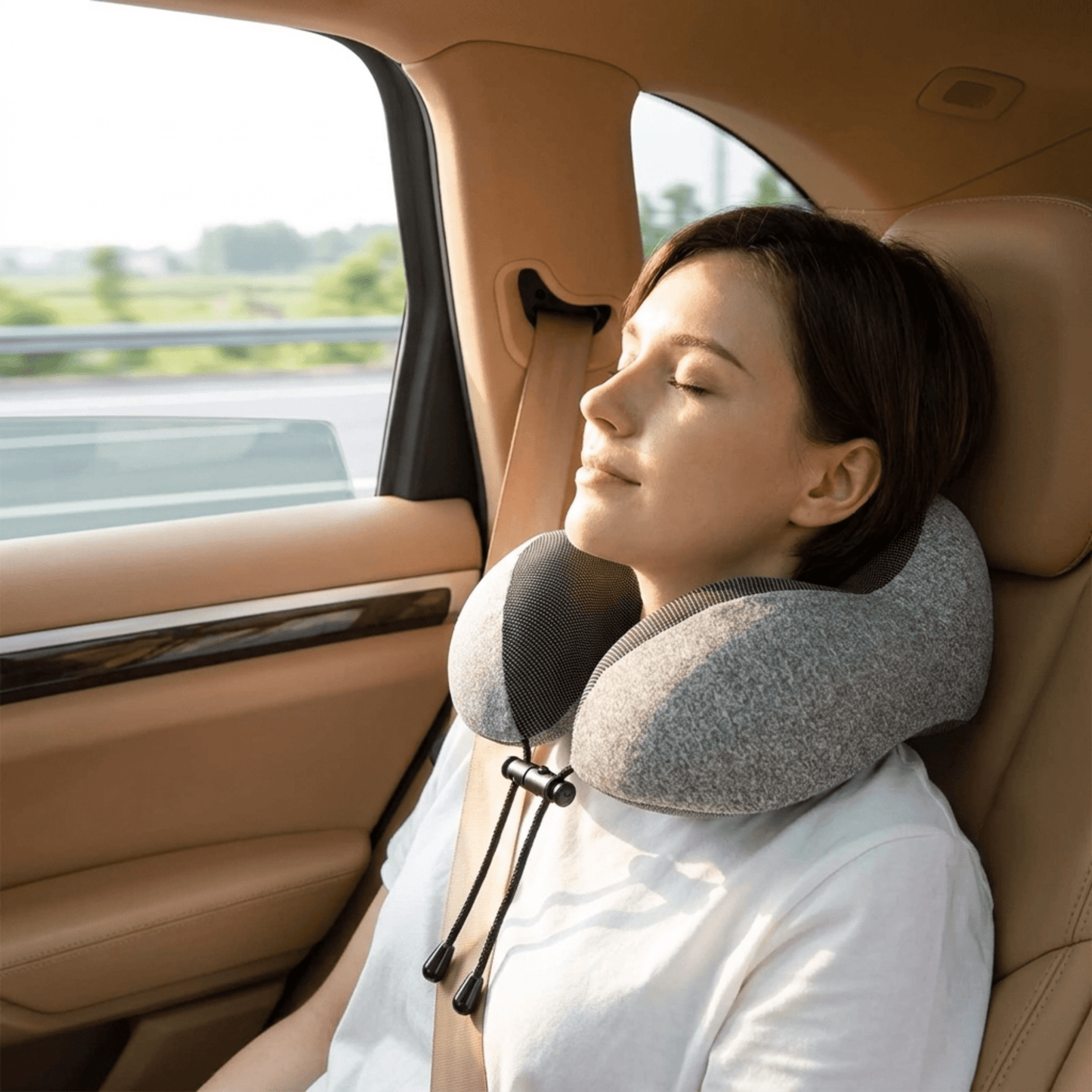 Memory Foam Travel Neck Pillow Set —  for car travel