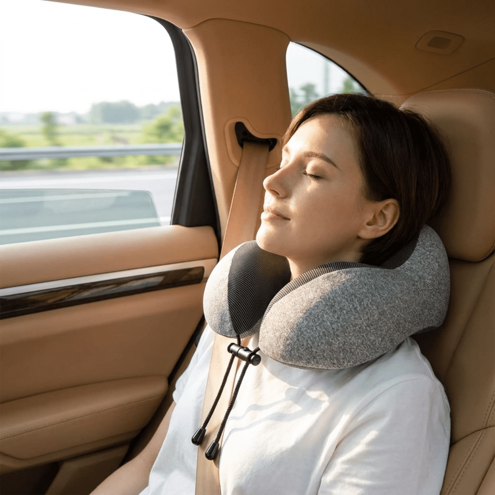 Memory Foam Travel Neck Pillow Set —  for car travel